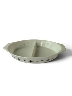 Pyrex Clear Embossed Glass Dish with PYREX Marking #063